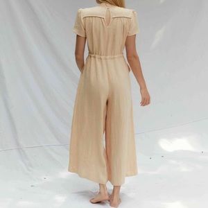 Dawn Jumper in linen by Christy Dawn - Corn Husk (cream color) - M